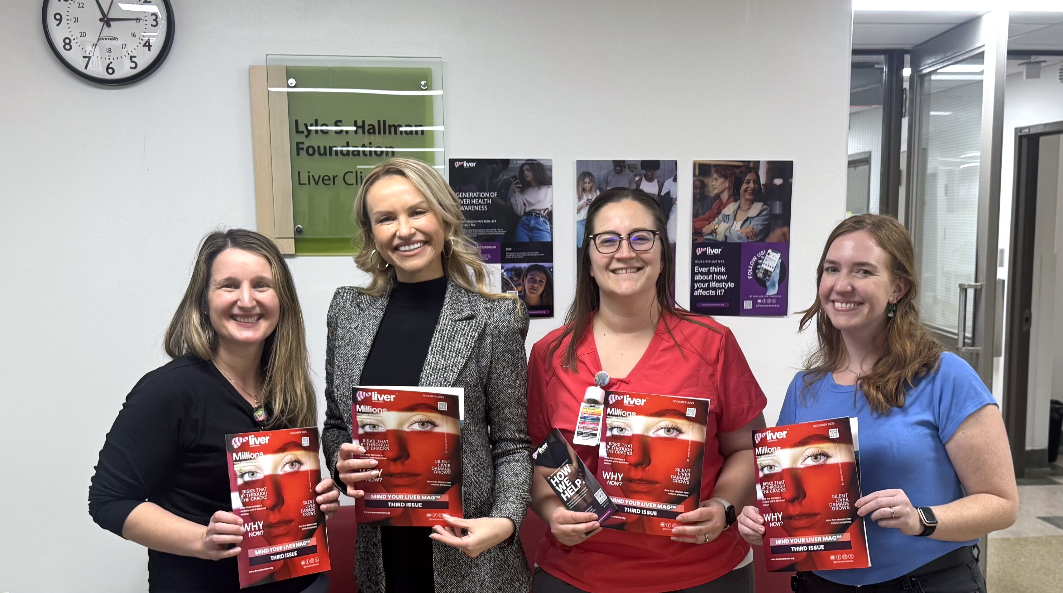 LAF visits CMH's Liver Health Clinic