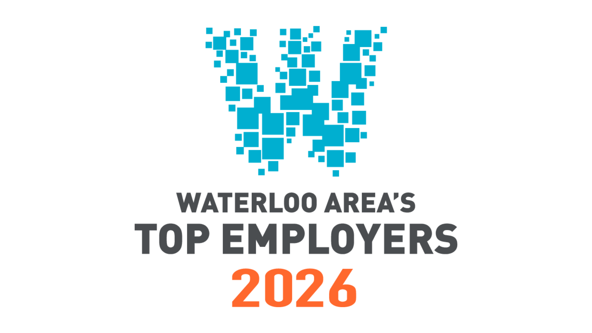 Designation logo that reads Waterloo Area's Top Employer 2026