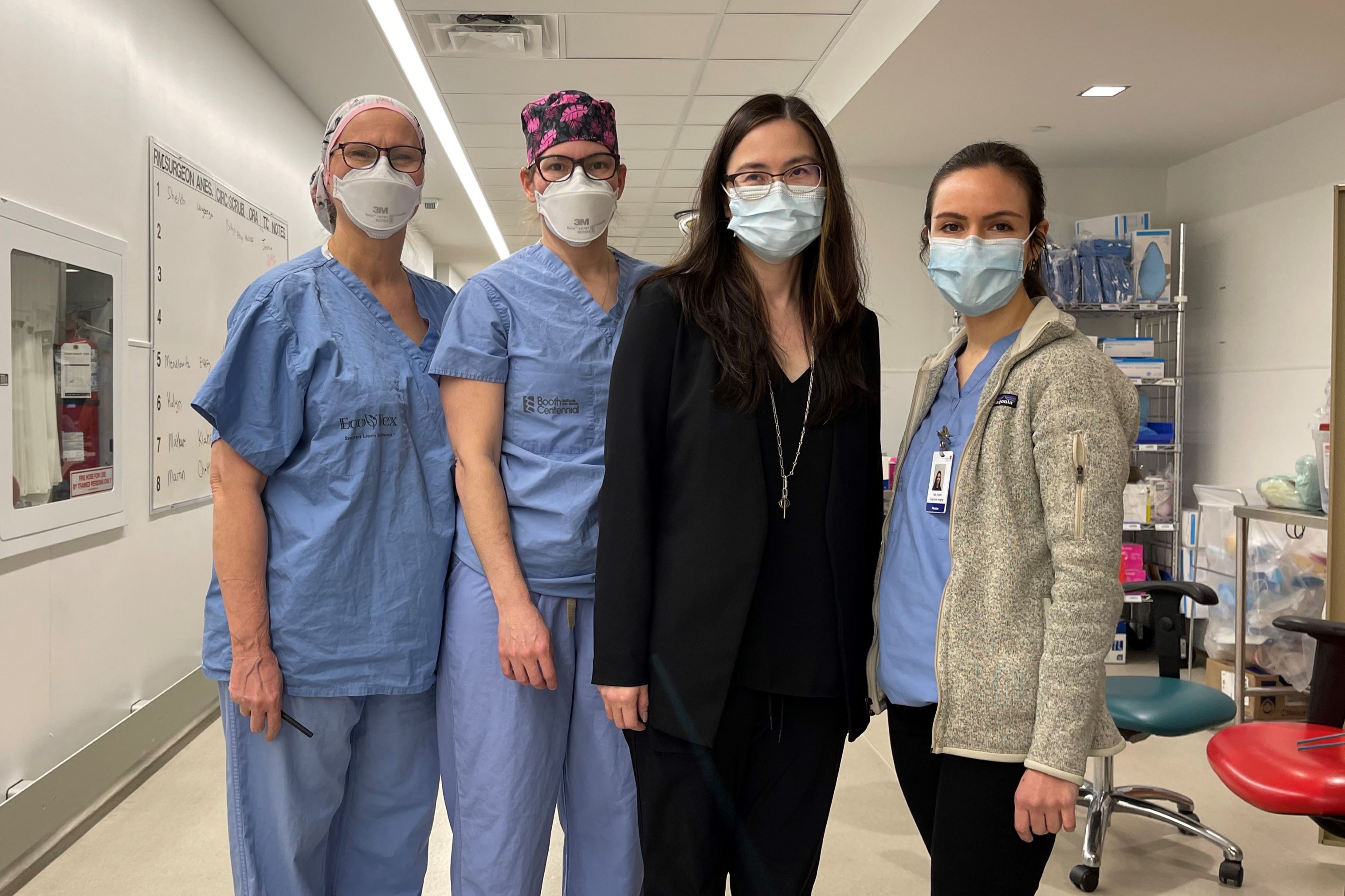Drs. Donna Kolyn, Heather Maclead, Winnie Lee and team