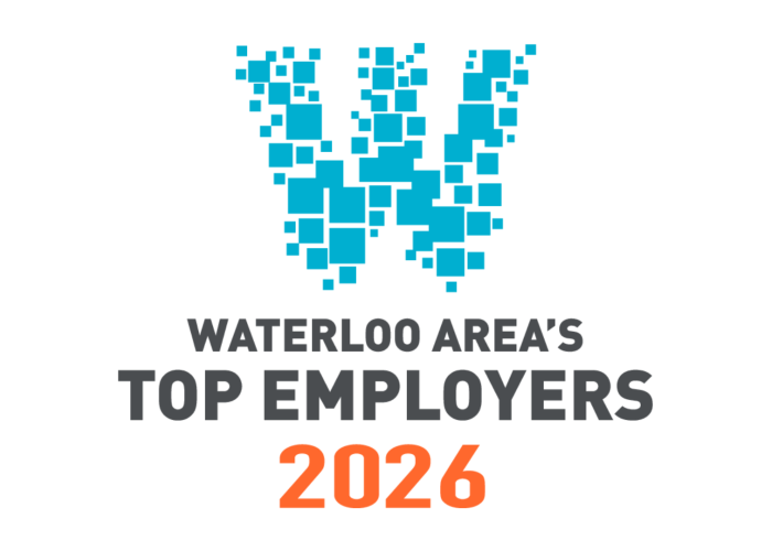 Designation logo that reads Waterloo Area's Top Employer 2026