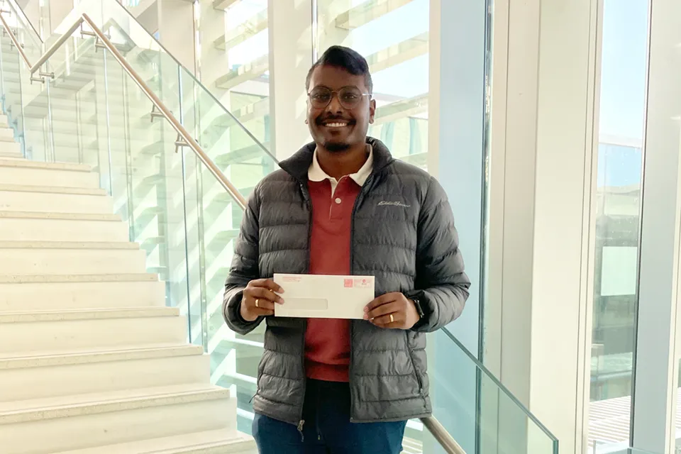 Image of a Staff Trust Bursary recipient
